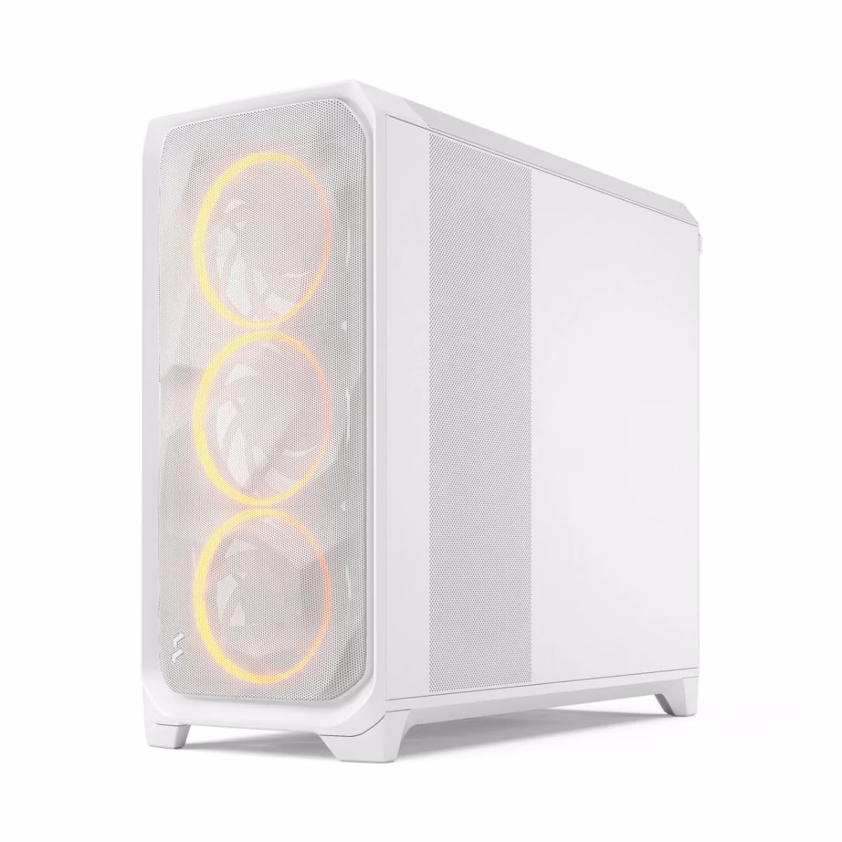 Fractal Meshify 3 XL White RGB TG Clear Tint Computer Case, Includes 3x Fans, Supports Motherboard up to EE-ATX / SSI-EEB / SSI-CEB, Radiator 360/420mm, 20 Gbps USB Type-C, 2x USB-A | FD-C-MES3X-06 thumbnail 6