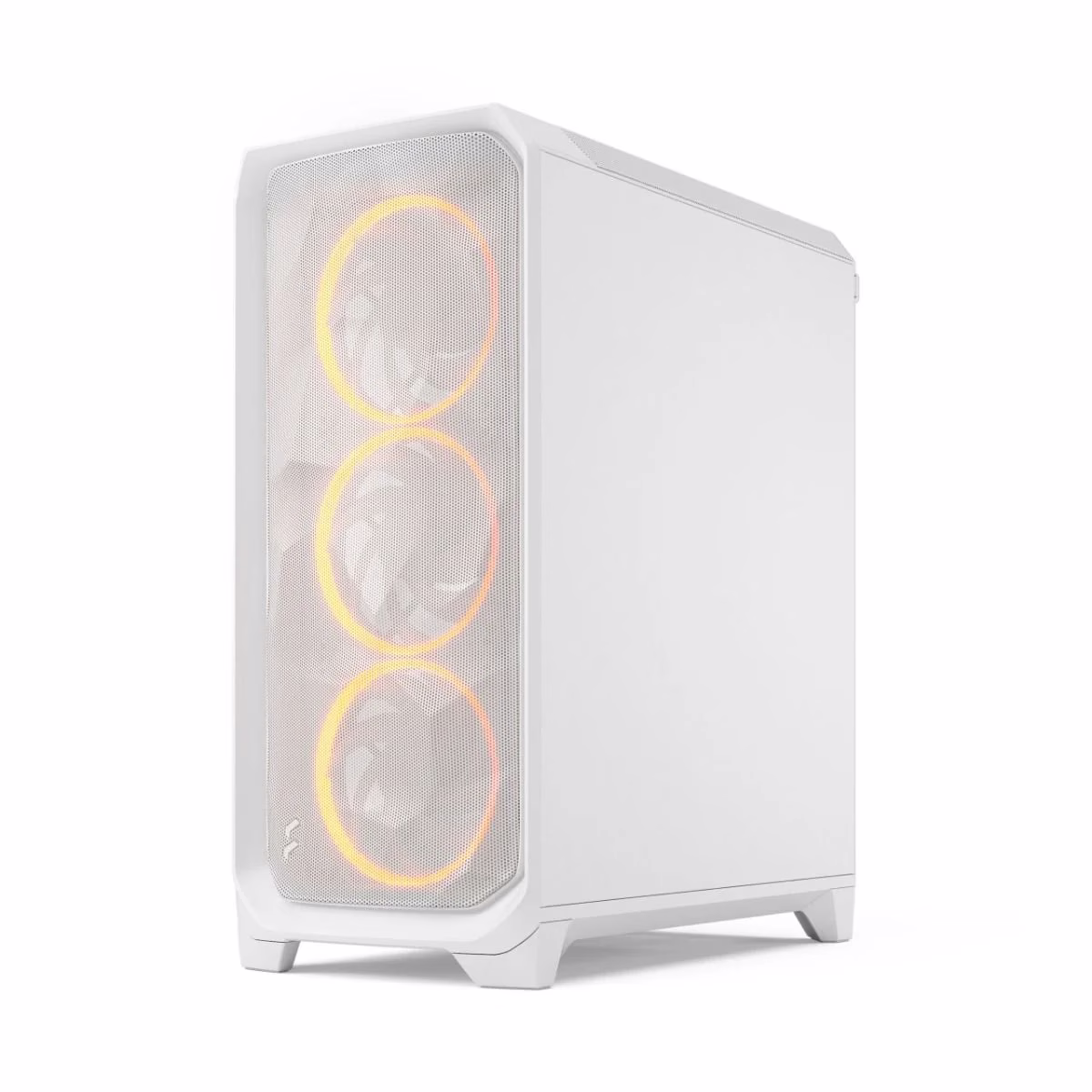 Fractal Meshify 3 White RGB TG Clear Tint Computer Case, 3x Pre-installed Fans, Supports Motherboard upto E-ATX, Radiator Upto 280/360 mm, Type-C 20 Gbps, USB 5 Gbps, Tool-less Side Panels | FD-C-MES3A-07 thumbnail 5