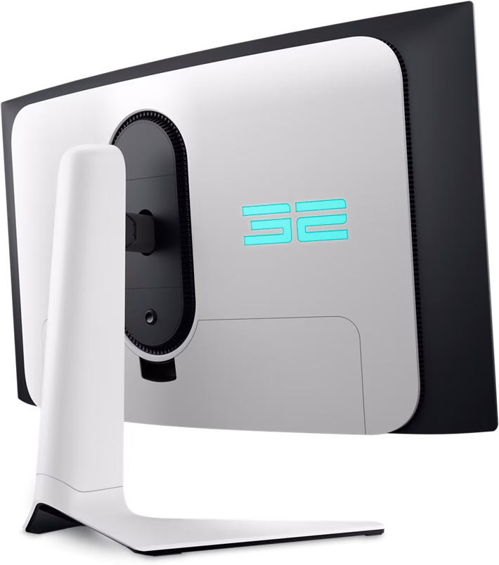 DELL Alienware 32" 4K QD-OLED Curved Gaming Monitor, 4K UHD 3840 x 2160 @ 240Hz, 0.03ms G-to-G, AdaptiveSync & NVIDIA G-Sync, 1Bn Colors, DCI-P3 99% Dolby Vision, DP 1.4 / HDMI 2.1, USB-C | AW3225QF thumbnail 5