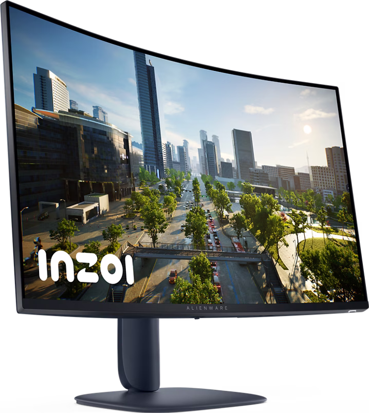 Alienware AW3225DM 32 Curved Gaming Monitor, QHD (2560 x 1440) VA Panel, 180Hz Refresh Rate, 1ms GTG Response Time, AMD FreeSync + VESA, Adjustable Stand, 95% DCI-P3, 3 Years Warranty thumbnail 2