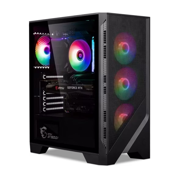 Gaming & Workstation PC Powered by MSI: Intel i7-14700F 14th Gen + MSI RTX 5060 Ti 16GB GDDR7, 32GB DDR5 6000MHz, 1TB NVMe, Air Cooler, 750W – Buy Online