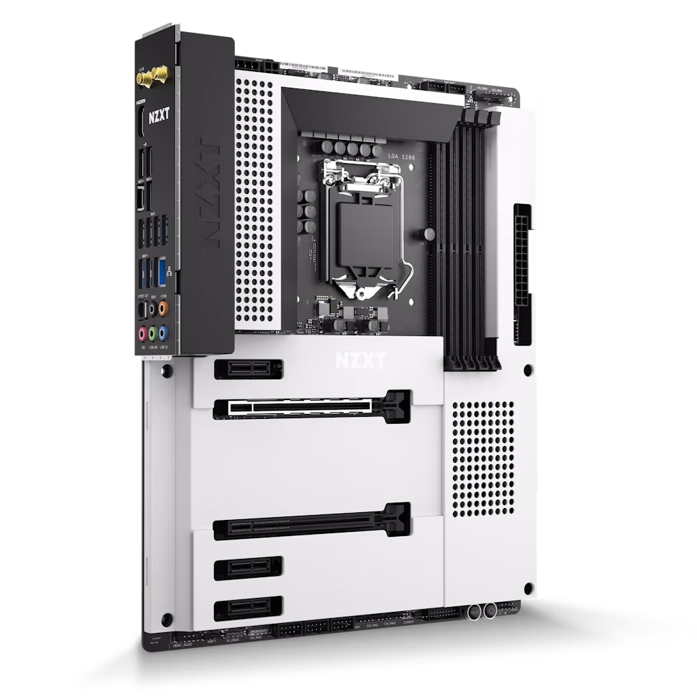 NZXT, N7 Z590 Intel Z590 gaming ATX motherboard, with Wi-Fi and CAM features,  DDR4, Digital RGB, Digital fan control, Wifi 6E, Bluetooth V5.2, Multi-GPU support, Integrated rear I/O shield | N7-Z590XT-W1 thumbnail 6