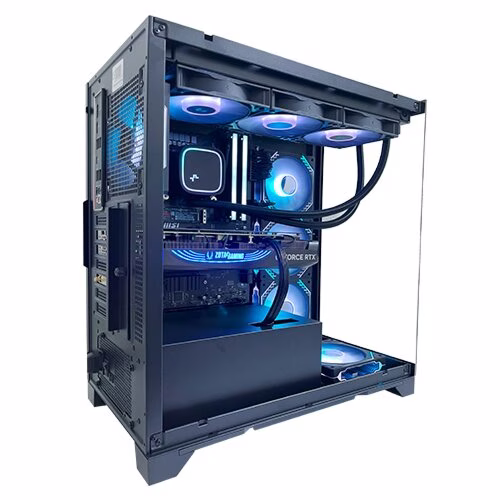 Nanotech Endorphin Ultra Gaming PC, Core i7 14700K, RTX 4070 Ti SUPER 16GB OC, 32GB (2x16GB) 6000MHz RGB DDR5, 1TB NVMe SSD, Liquid CPU Cooler, 850W 80+ Gold,  WiFi+BT, 1 Year Warranty thumbnail 3