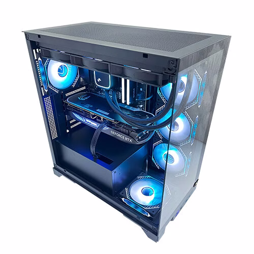 Nanotech Endorphin Ultra Gaming PC, Core i7 14700K, RTX 4070 Ti SUPER 16GB OC, 32GB (2x16GB) 6000MHz RGB DDR5, 1TB NVMe SSD, Liquid CPU Cooler, 850W 80+ Gold,  WiFi+BT, 1 Year Warranty image