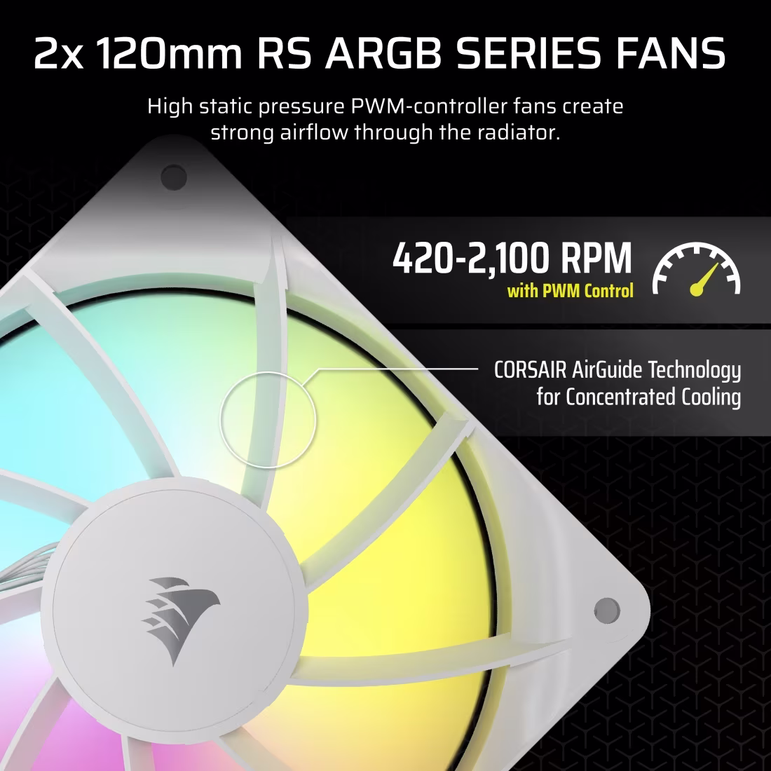 Corsair NAUTILUS 240 RS ARGB Liquid CPU Cooler, LGA 1851, LGA 1700, & AM5, AM4, High airflow, Static Pressure, and Low Noise, White | CW-9060094-WW thumbnail 3