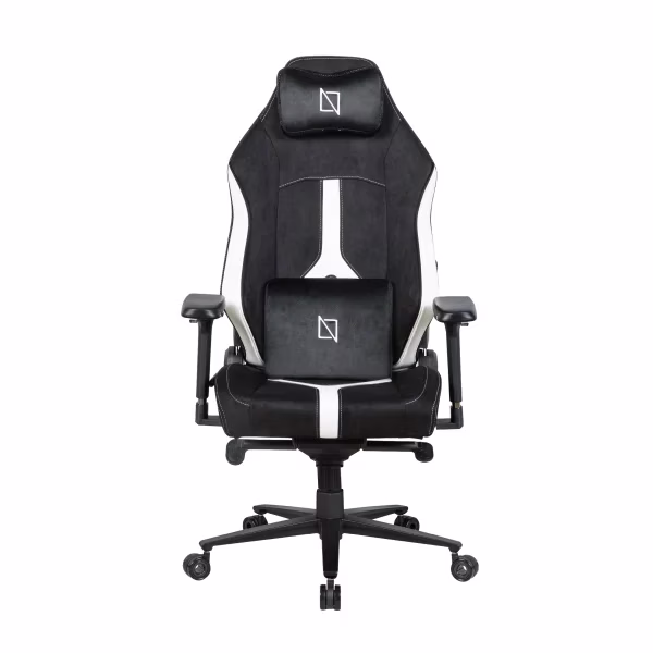 NAVO APEX PRO MAX EVO Edition Gaming & Computer Chair, Memory Foam Pillows & Magnetic Headrest, Built-in Adjustable 4-Way Lumbar Support & 4D Armrests | Frost White image