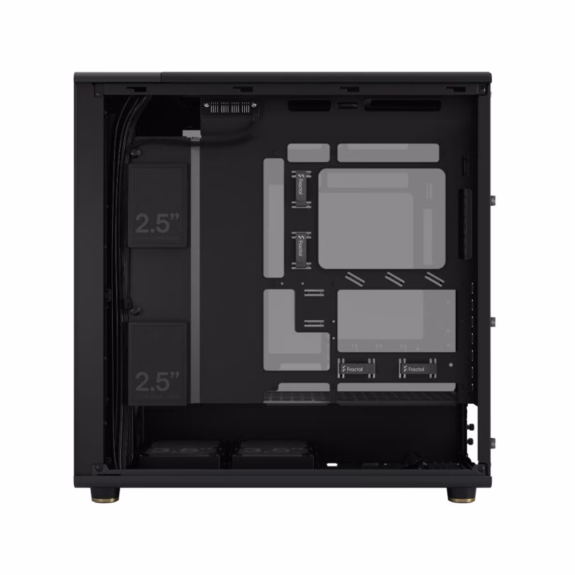 Fractal North XL RC Charcoal Black TG Dark EATX Case, Tempered Glass, MoBo upto ATX Rear-facing Connectors, GPU up to 413 mm, Cooler up to 420mm, Type-C interface, Pre-installed 5x Fans(3x Aspect 140mm PWM) | FD-C-NOR1X-05 thumbnail 11