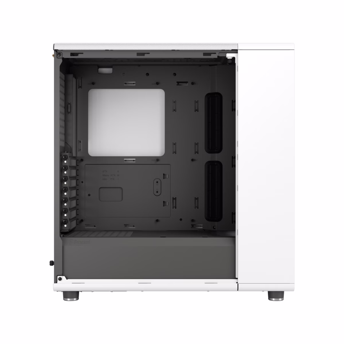 Fractal Design North Chalk White TG Clear Tint Gaming Case, Temp Glass Side Panel, Support Up to 360mm Radiator & 6x120mm Fans, 2 x 2.5/3.5" Drive Bays, USB-C 3.1 Gen 2, 2 x USB-A 3.1 | FD-C-NOR1C-04 thumbnail 5