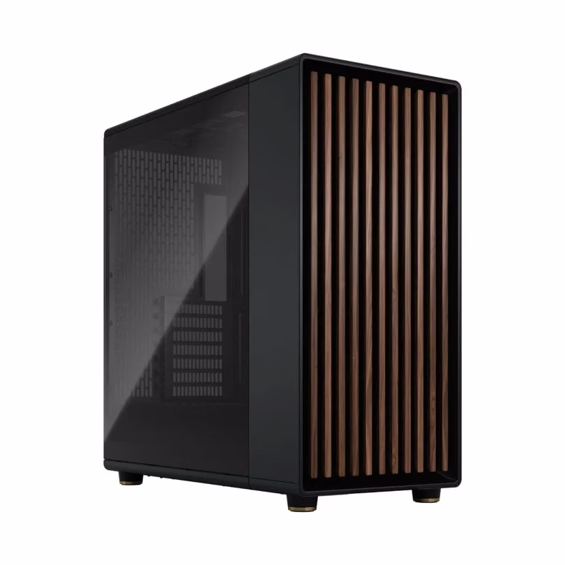 Fractal North XL Charcoal Black TG Dark Tint Gaming Case, 3x Pre Installed 140 Mm Fan, 4x Drive Mounts, 7x Expansion Slots, Motherboard Supports Upto E-ATX | FD-C-NOR1X-02 – Buy Online