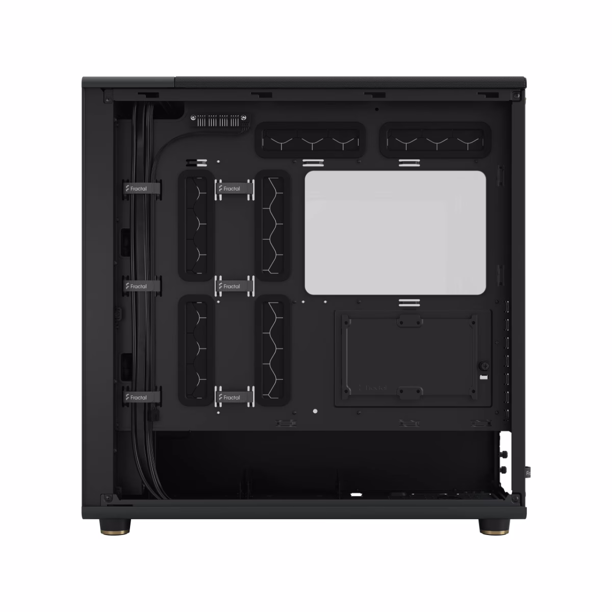 Fractal North XL Charcoal Black TG Dark Tint Gaming Case, 3x Pre Installed 140 Mm Fan, 4x Drive Mounts, 7x Expansion Slots, Motherboard Supports Upto E-ATX | FD-C-NOR1X-02 thumbnail 13