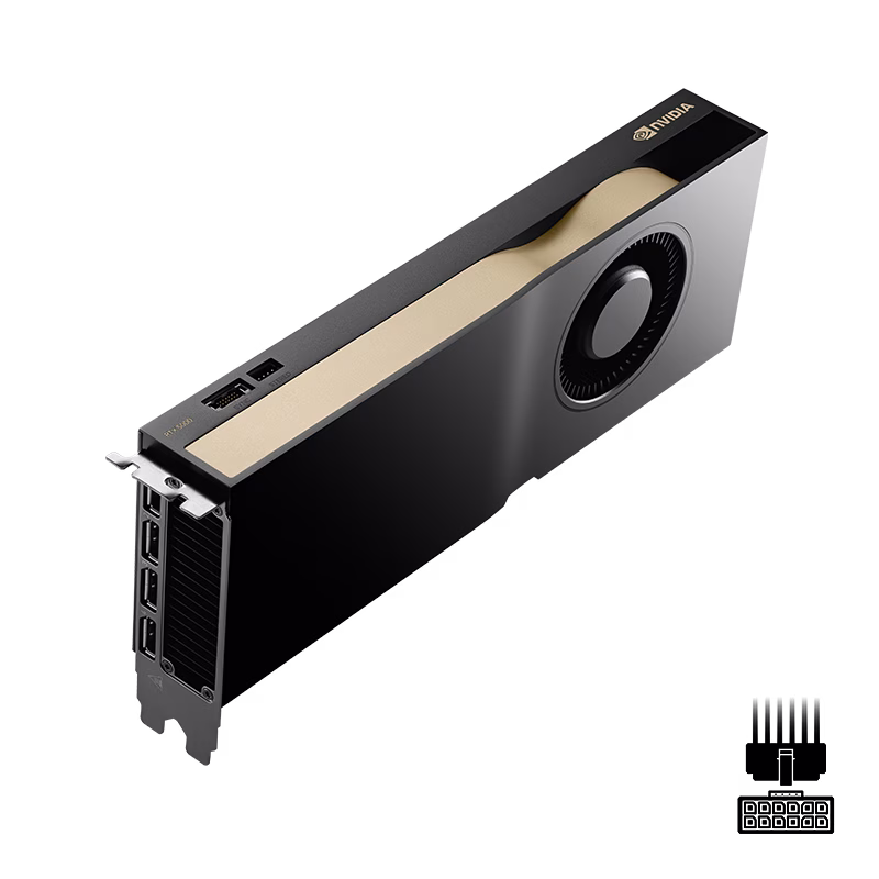 PNY NVIDIA RTX 5000 Ada Generation Graphics Card, 32 GB GDDR6 with ECC, 256-bit, 576 GB/s, 12,800 CUDA Parallel Processing Cores, Ada Lovelace Architecture | VCNRTX5000ADA-EDU-SB thumbnail 2