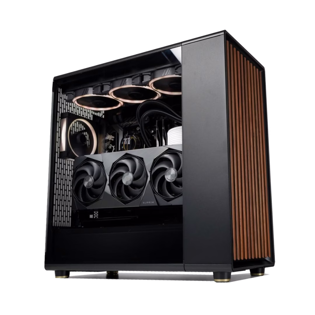 AI PC & Gaming Workstation Powered by MSI: AMD Ryzen 9 9950X3D + RTX 5090 32GB GDDR7, 96GB DDR5 6400MT/s, 4TB Gen5 NVMe, 360mm IPS LCD AIO, 1600W Titanium ATX 3.1, WiFi 7 image