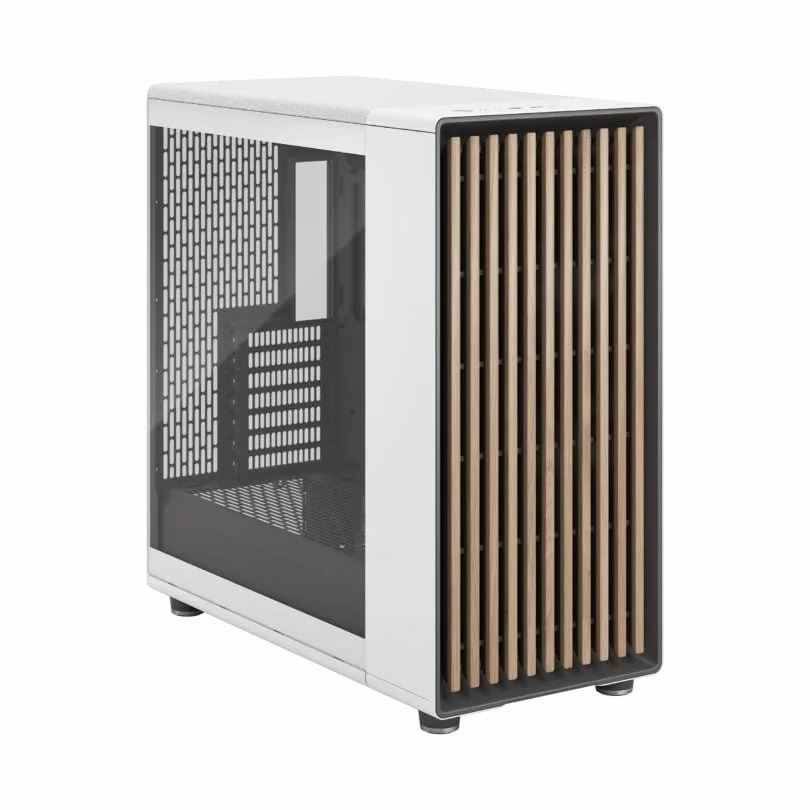 Fractal Design RC Chalk White TG Clear Gaming PC Case, 3x Pre-installed 140 mm Fans, Supports ATX & mATX Back-connector Motherboard, Up to 420/360 mm Radiator | FD-C-NOR1X-06 thumbnail 7