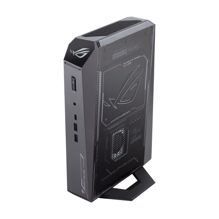 ASUS ROG NUC (2025) Mini PC, Intel Core Ultra 9 Processor 275HX, NVIDIA GeForce RTX 5080, 32GB (2x16GB) DDR5-6400 MTs (Upto 48GB), 2TB NVMe, Wi-Fi 7, Bluetooth 5.4, Thunderbolt 4, Type-C | 90AS00I1-M00090 thumbnail 8