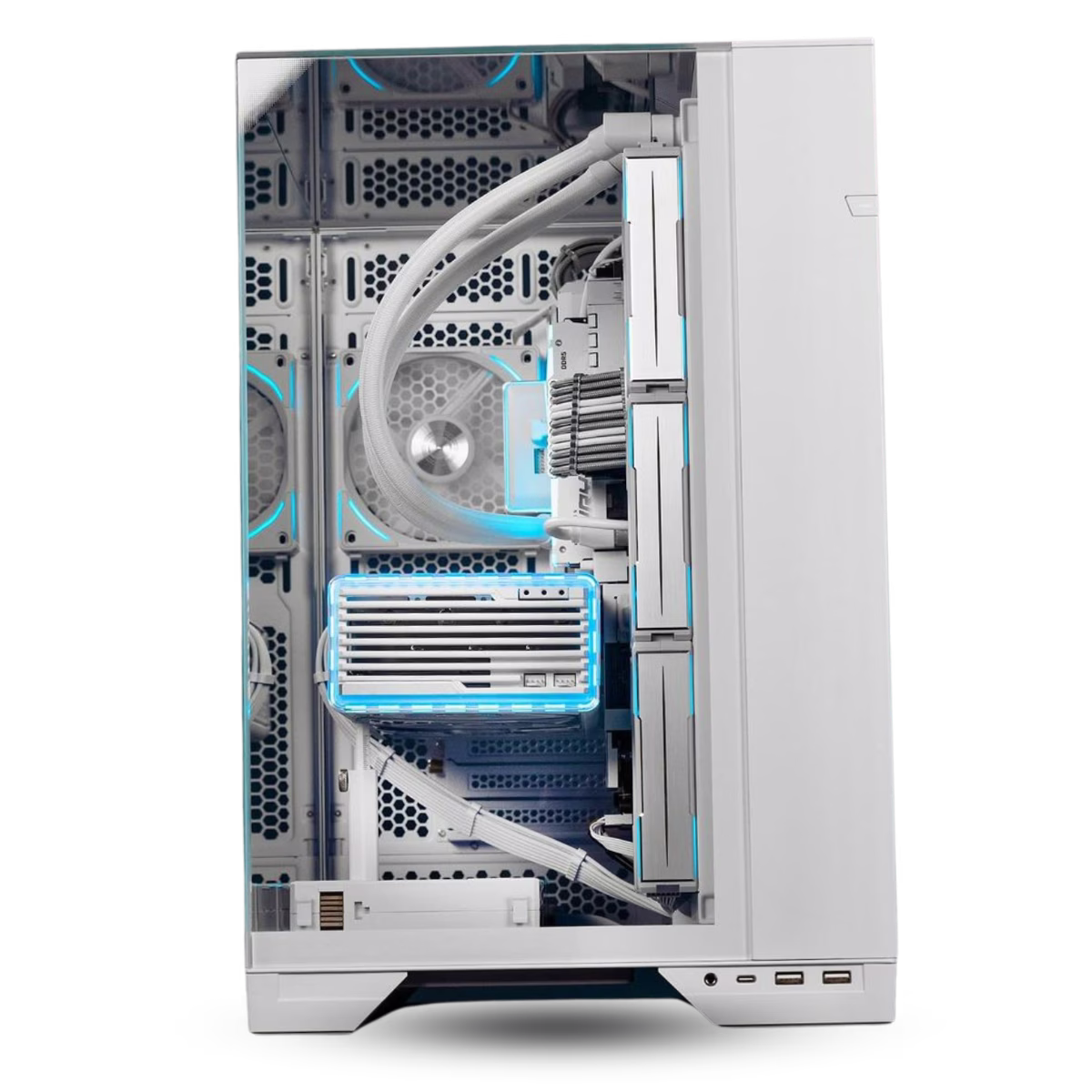 Nanotech High-End Custom Gaming PC, Intel Core i9 14900K 24 cores, 32 Threads, RTX 4080 SUPER AERO OC 16 GB, 64GB(2x32) 5200 MHz RAM, 4TB 4.0 NVMe, 1000W 80+ Gold, AIO CPU Liquid Cooler thumbnail 3