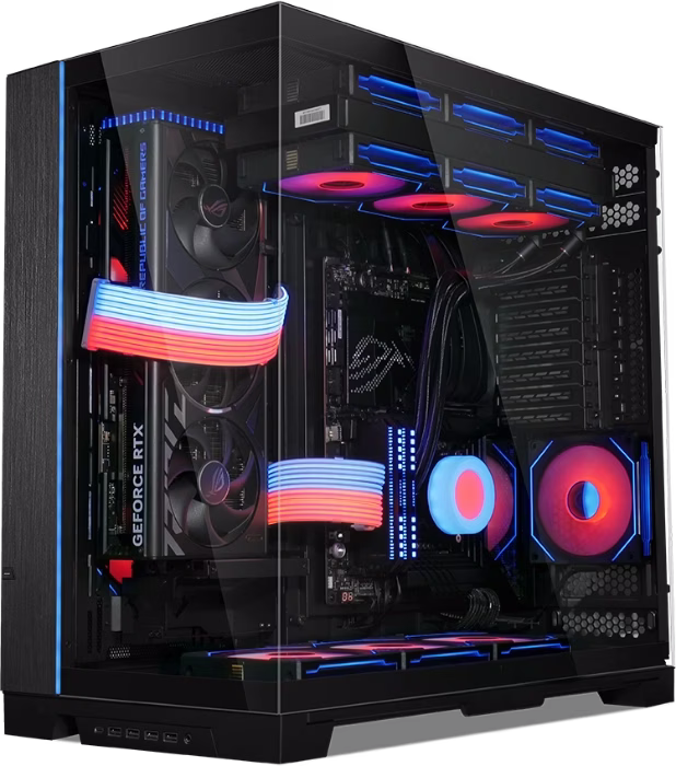 ASUS Powered High-End Gaming PC, AMD RYZEN 7 9800X3D, ROG ASTRAL 5090 32GB GDDR7 OC, 64GB (2x32) 6000MTs CL30 RAM, 990 PRO 4TB NVME, 1600W – Buy Online