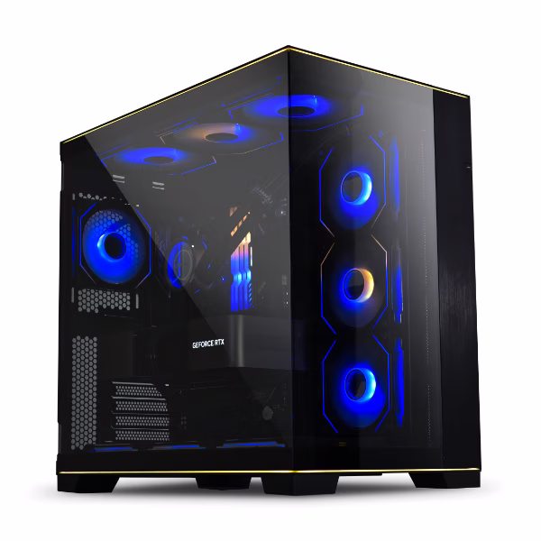 LIAN LI O11 Dynamic EVO RGB ATX Mid Tower Computer Case, 4.0mm tempered glass, Aluminum, Steel, Motherboard Supports Upto E-ATX, PSU Supports Upto ATX , 7x Expansion Slots, Black | O11DERGBX thumbnail 6