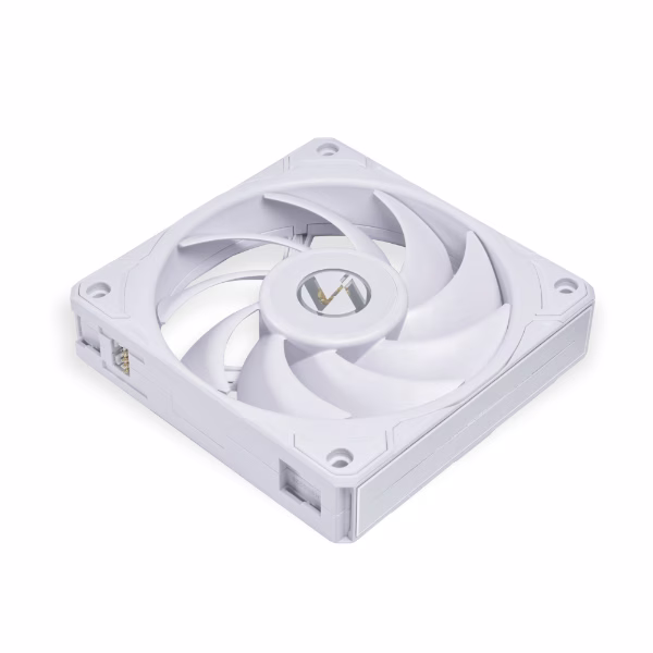 Lian-Li UNI Fan P28 Case Fan, LCP+PBT+PC+Aluminum Materials, 120mm Fan Size, 2600 RPM Fan Speed, 92 CFM Airflow, Fluid Dynamic Bearing, Pack of 3, White | P28120-3W thumbnail 3