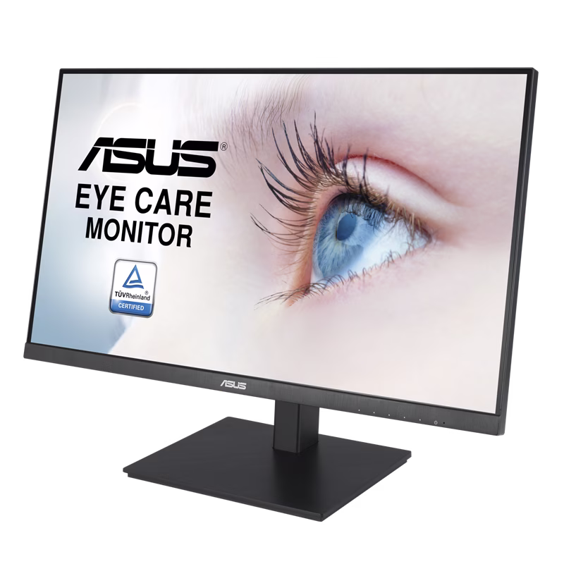 ASUS VA27DQSB-W Eye Care Monitor ??? 27 inch, FHD (Full HD 1920 x 1080), IPS, Frameless, 75Hz, Adaptive-Sync, DisplayPort, HDMI, Eye Care, Low Blue Light, Flicker Free, Wall Mountable thumbnail 7