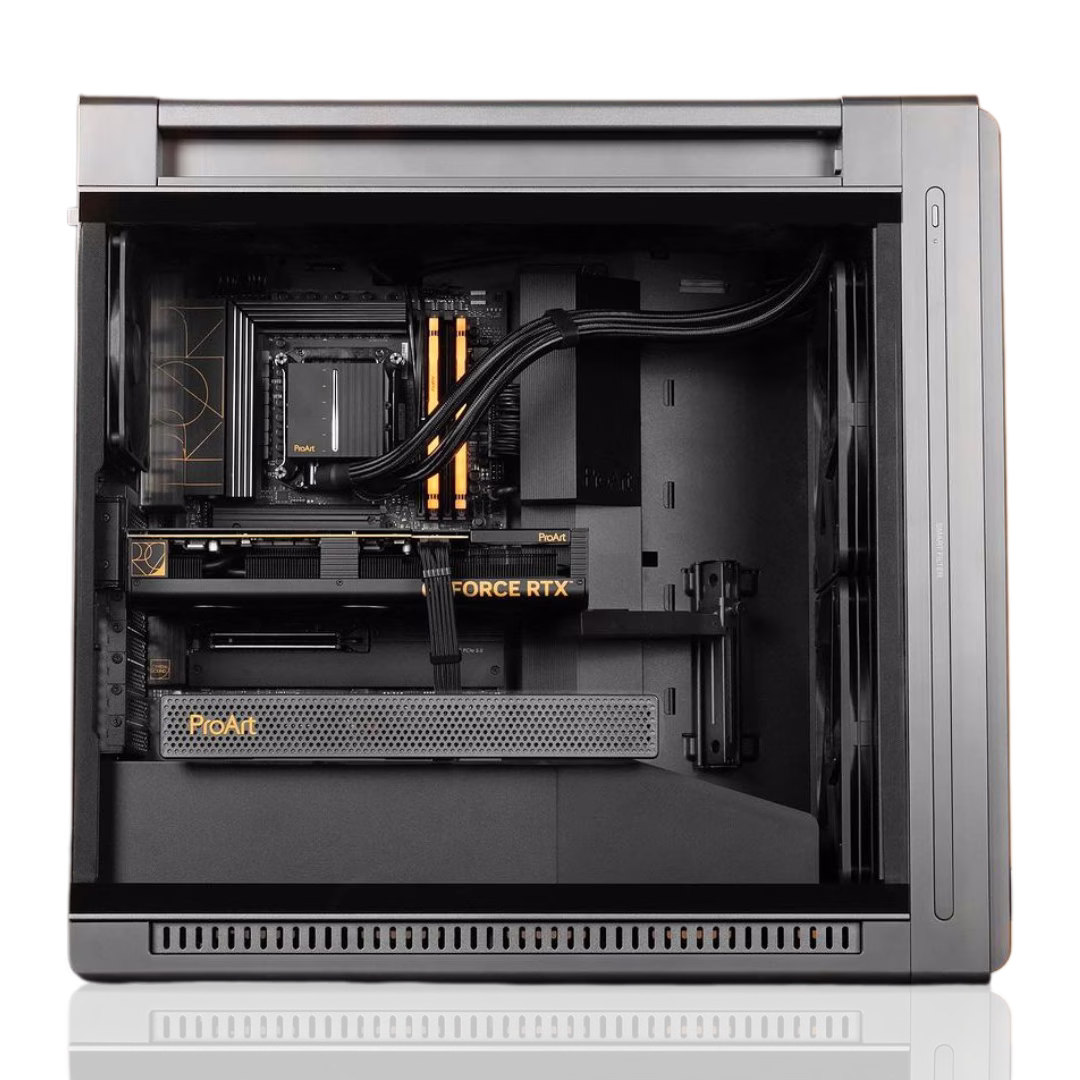 Threadripper Titan 576GB Colossus Worksatation Powered By ASUS, AMD Threadripper 7995WX processor, NVIDIA RTX 6000 ADA 48 GB GPU, 576GB ECC RAM, 4TB NVMe SSD and 22TB Exos X22 HDD thumbnail 2