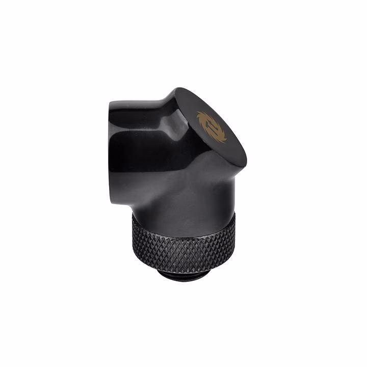 Thermaltake Pacific G1/4 90 Degree Adapter, Black | CL-W052-CU00BL-A – Buy Online