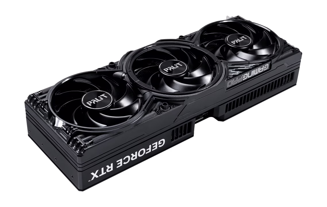 Palit GeForce RTX 5070 Ti GamingPro 16GB GDDR7 Graphic Card, DLSS 4, 28 Gbps 256 bits, PCI-E 5.0, 8960 CUDA Cores, Max Boost 2452 MHz | NE7507T019T2-GB2031A thumbnail 5