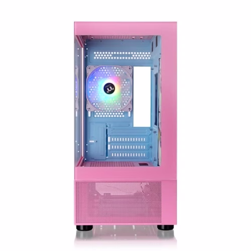 Thermaltake View 170 TG ARGB Bubble Pink Micro ( M-ATX ) case, 3x Pre installed ARGB Fans, Tempered Glass, Expansion slots x4, Pink | CA-1Z4-00M6WN-00 thumbnail 4