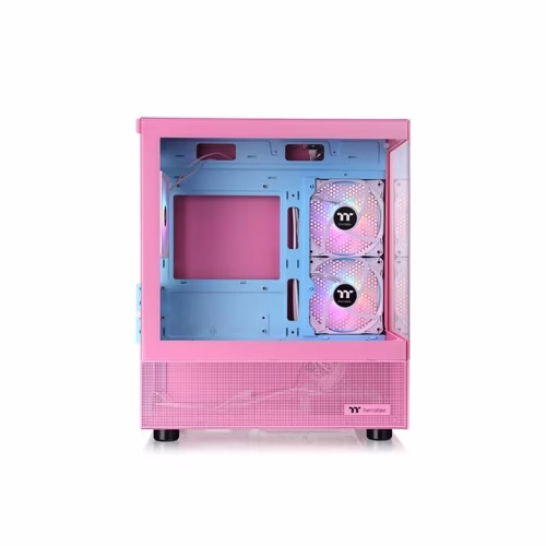 Thermaltake View 170 TG ARGB Bubble Pink Micro ( M-ATX ) case, 3x Pre installed ARGB Fans, Tempered Glass, Expansion slots x4, Pink | CA-1Z4-00M6WN-00 thumbnail 2