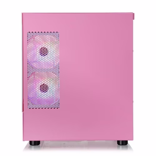 Thermaltake View 170 TG ARGB Bubble Pink Micro ( M-ATX ) case, 3x Pre installed ARGB Fans, Tempered Glass, Expansion slots x4, Pink | CA-1Z4-00M6WN-00 thumbnail 3