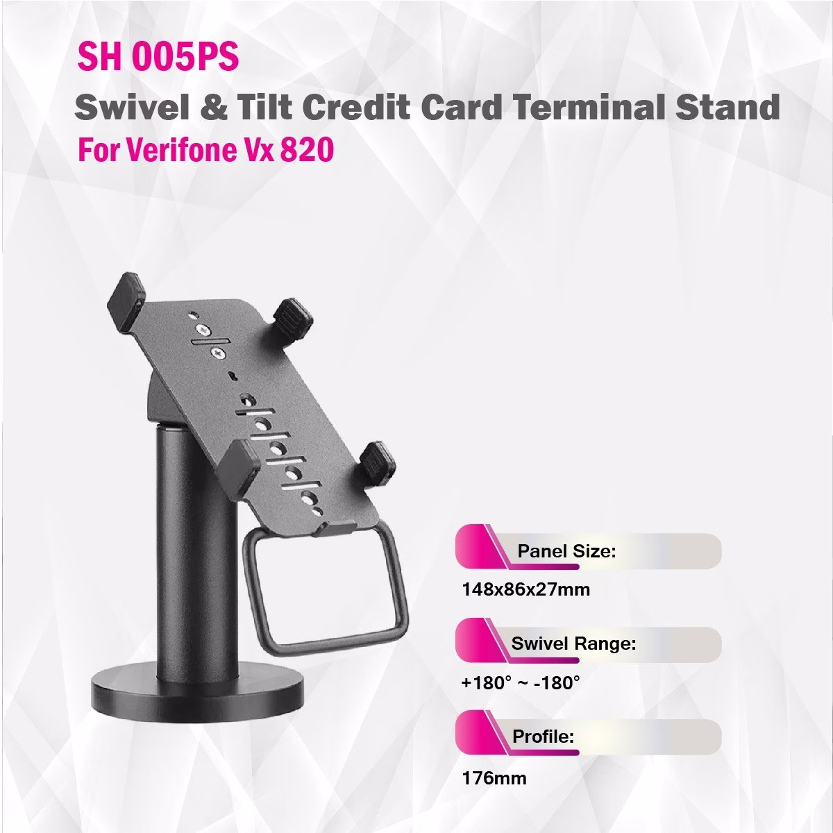 Skill Tech POS Mount / Credit Card Machine Holder SH 005PS, for restaurant and other shopping oulets. thumbnail 4