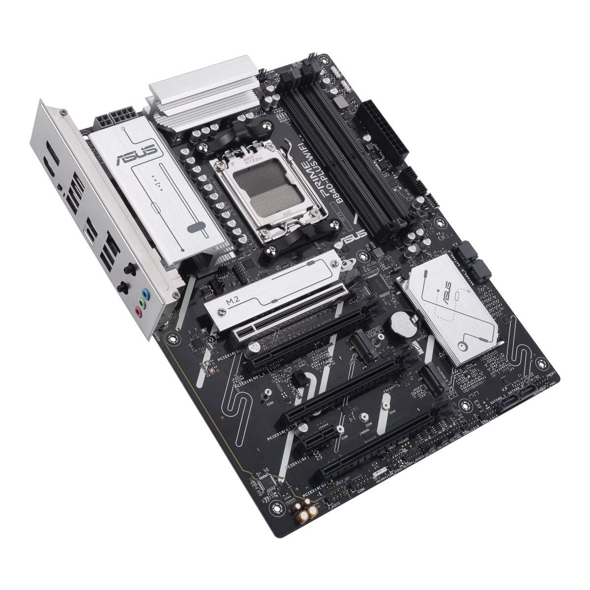 ASUS Prime B840-PLUS WIFI AMD B840 AM5 ATX Motherboard, Ryzen 9000 Ready, AI PC Ready, DDR5 Support, PCIe 4.0, WiFi 6E, 2.5Gb Ethernet, Aura Sync | 90MB1IZ0-M0EAY0 thumbnail 4