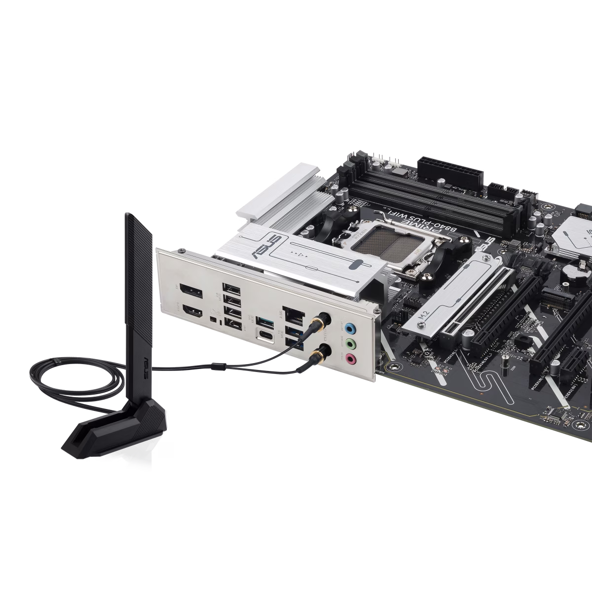 ASUS Prime B840-PLUS WIFI AMD B840 AM5 ATX Motherboard, Ryzen 9000 Ready, AI PC Ready, DDR5 Support, PCIe 4.0, WiFi 6E, 2.5Gb Ethernet, Aura Sync | 90MB1IZ0-M0EAY0 thumbnail 5