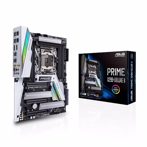 ASUS Prime X299-Deluxe II Motherboard, LGA2066 (Intel Core X-Series), ATX DDR4, M.2 U.2, Thunderbolt 3, USB 3.1, With Dual Gigabit LAN, 802.11AC WiFi | 90MB0ZB0-M0EAY0 – Buy Online