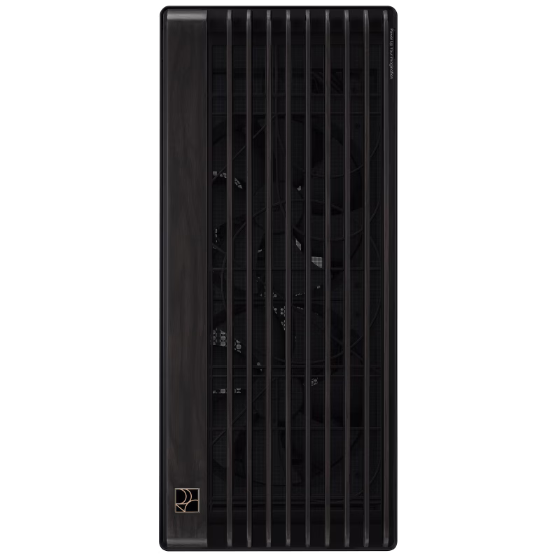 ASUS ProArt PA602 Wood Edition E-ATX Computer Case, Solid Wood Accents, Tempered Glass Side Panel, High-Airflow Front Grille, Pre-Installed 200mm Fans, Black | 90DC00J0-B09010 thumbnail 3