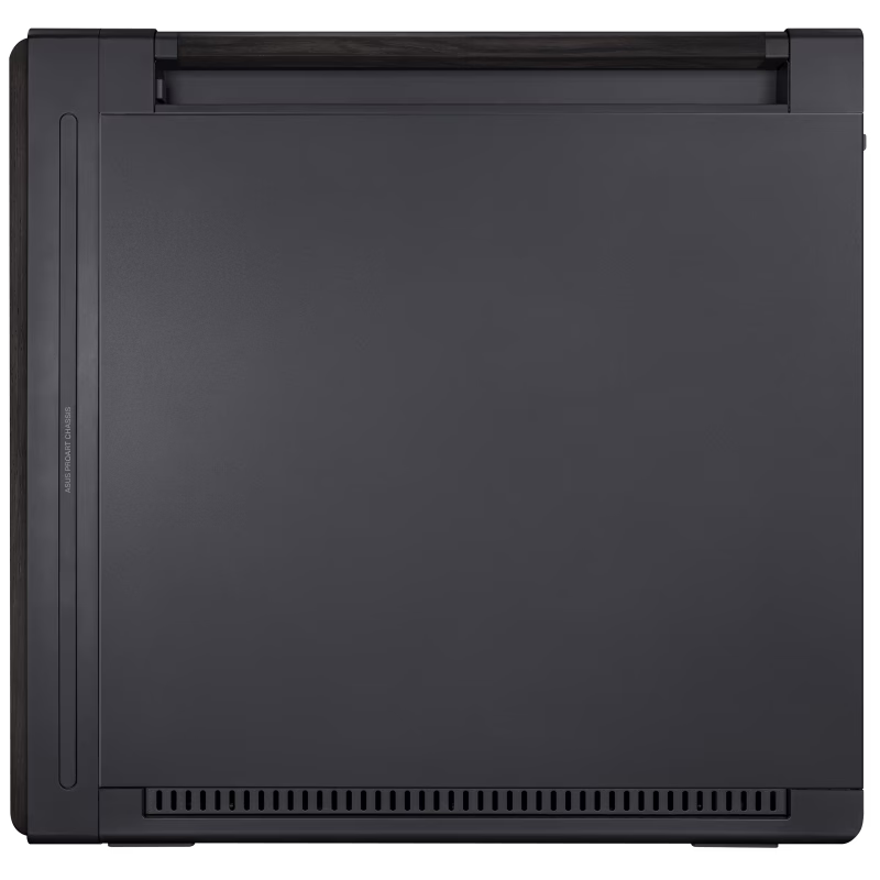 ASUS ProArt PA602 Wood Edition E-ATX Computer Case, Solid Wood Accents, Tempered Glass Side Panel, High-Airflow Front Grille, Pre-Installed 200mm Fans, Black | 90DC00J0-B09010 thumbnail 4