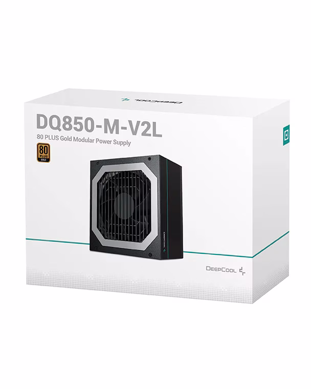 DEEPCOOL DQ850-M-V2L 80 PLUS GOLD FULL MODULAR 850W POWER SUPPLY  JAPANEES CAPASITORS LLC RESONANT FULL BRIDGE6933412798934 thumbnail 2