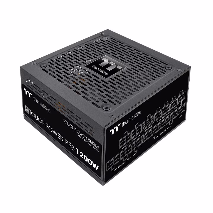 Thermaltake Toughpower PF3 Platinum Full Modular Power Supply, 1200W Output Capacity, Compact Design, PCIe Gen 5.0 Ready, Active PFC, Black | PS-TPD-1200FNFAPK-3 thumbnail 4