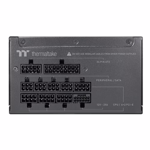 Thermaltake TOUGHPOWER GT 850W Fully Modular Power Supply (PSU), ATX 3.1, 12V-2x6 connector, 80 PLUS Gold, Black | PS-TPT-0850FNFAGK-3 thumbnail 4