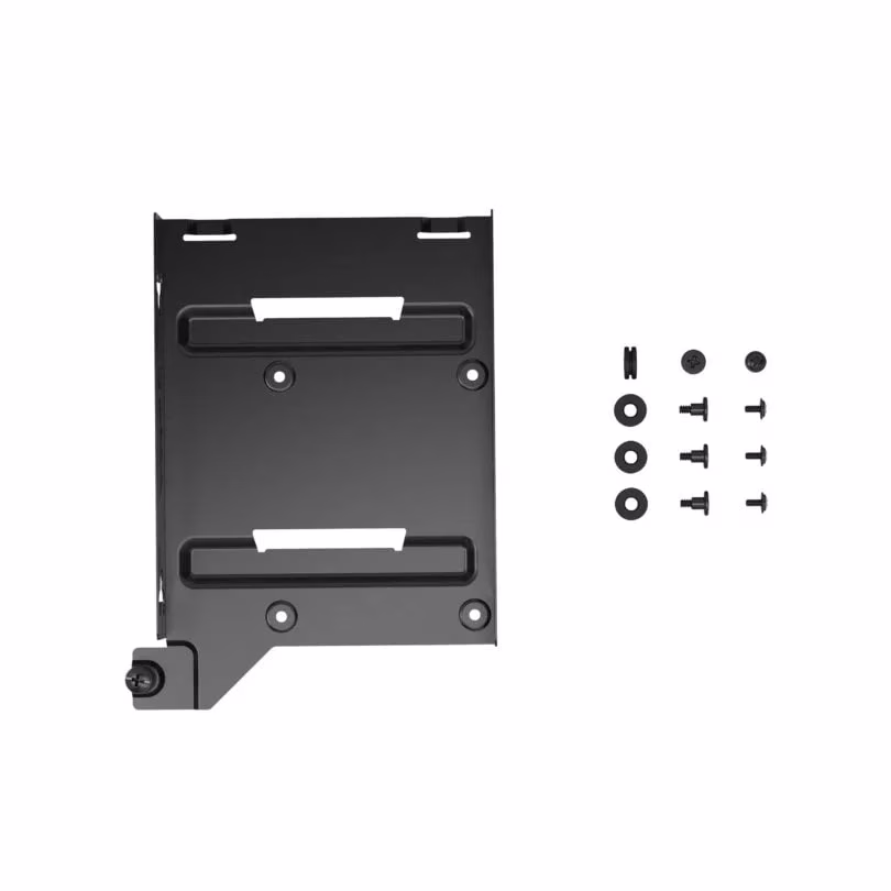 Fractal HDD Tray kit – Type D, 4x HDD dampeners, 4x 6-32 screws for HDD, 4x M3 screws for 2.5” SSD/HDD, 1x captive thumbscrew | FD-A-TRAY-003 thumbnail 2