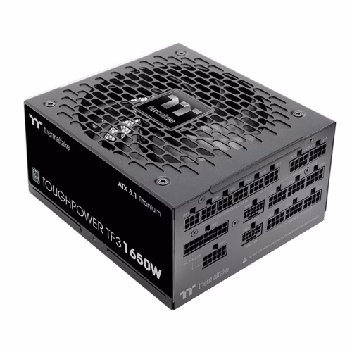 Thermaltake Toughpower TF3 1650W Fully Modular Power Supply (PSU), 80 PLUS Titanium, ATX 3.1 & PCIe 5.1 Ready, Dual 12V-2x6 (600W) Connectors | PS-TPD-1650FNFATK-1 thumbnail 5