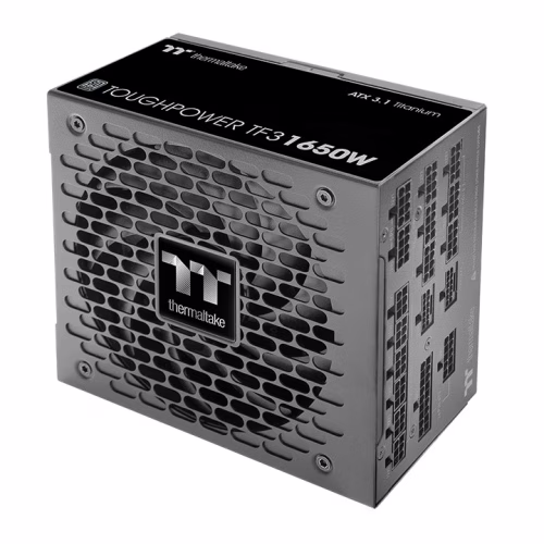 Thermaltake Toughpower TF3 1650W Fully Modular Power Supply (PSU), 80 PLUS Titanium, ATX 3.1 & PCIe 5.1 Ready, Dual 12V-2x6 (600W) Connectors | PS-TPD-1650FNFATK-1 thumbnail 2