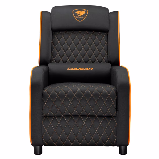 COUGAR Ranger One Gaming Sofa, Breathable Woven Fabric, Side Pocket, Headrest and Lumbar Pillow, Adjustable Design, Black | 3MRAOORB.0001 – Buy Online