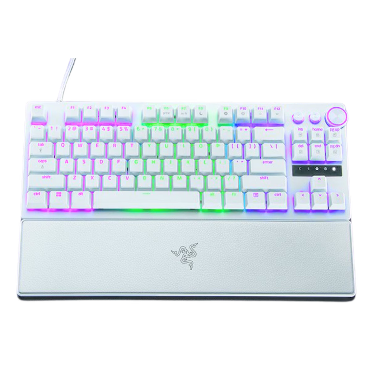 Razer Huntsman V3 Pro Tenkeyless - US - White Tenkeyless Analog Optical Esports Keyboard | RZ03-04981700-R3M1 thumbnail 2