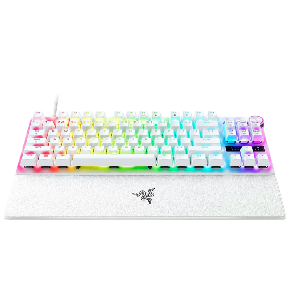 Razer Huntsman V3 Pro Tenkeyless - US - White Tenkeyless Analog Optical Esports Keyboard | RZ03-04981700-R3M1 image