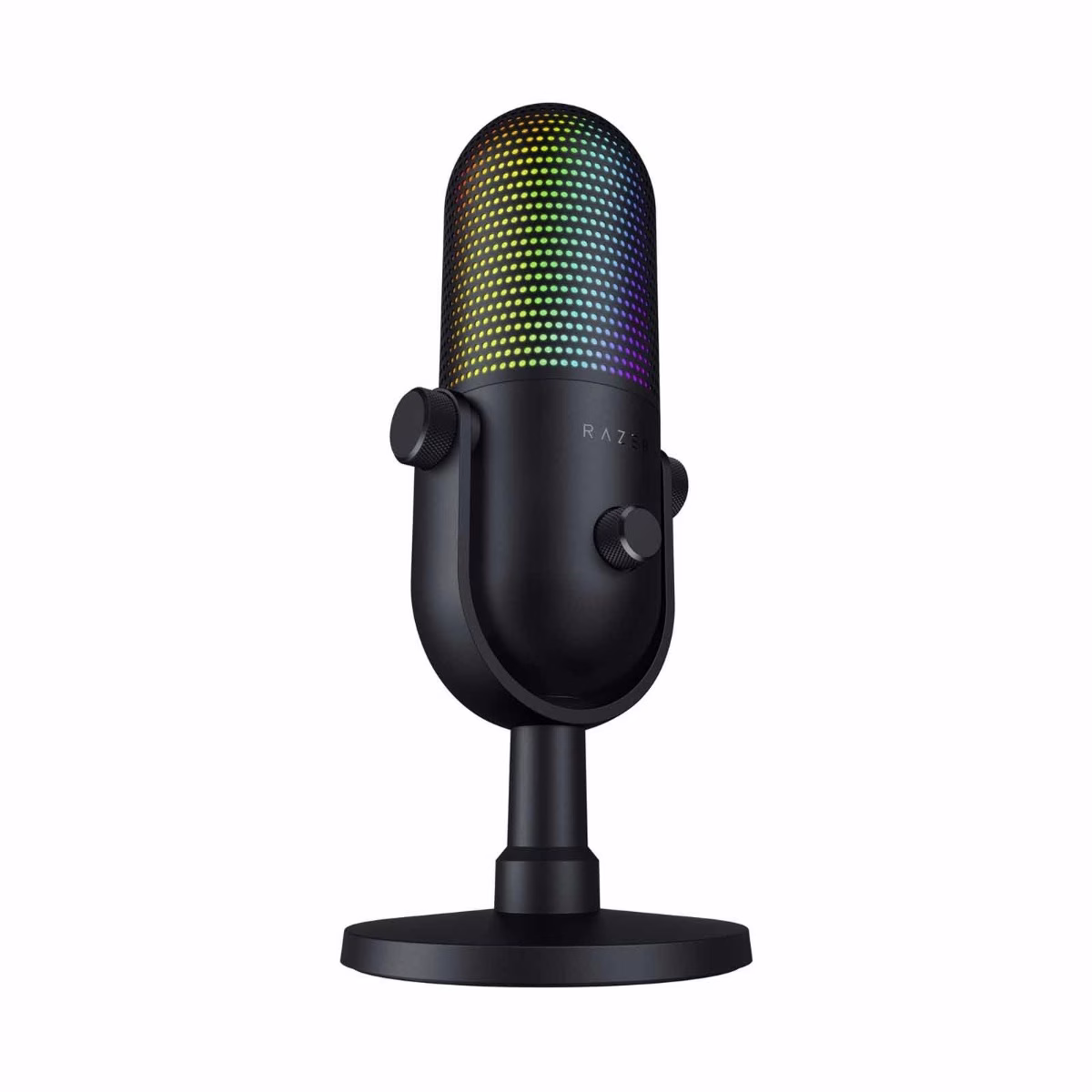 Razer Seiren V3 Chroma Condenser Microphone, 16mm Condenser Capsule, Supercardioid Polar Patterns, Multi-Function Tap-to-Mute Sensor, Type-A to Type-C USB, Black | RZ19-05060100-R3M1 thumbnail 5