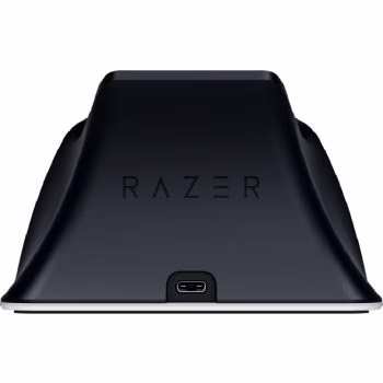 Razer Universal Quick Charging Stand for PS5, Curved Cradle Design, Matches Your PS5 DualSense Wireless Controller, Powered by USB, Midnight Black | RC21-01900200-R3M1 thumbnail 2