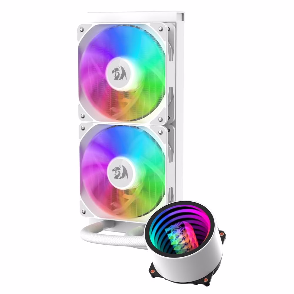 Redragon CCW-3011 aRGB Liquid All in One CPU Cooler, Aluminum Heatsink, White| CCW-3011W thumbnail 2