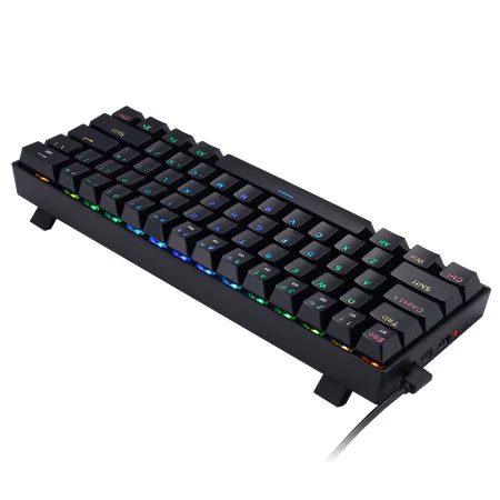 Redragon K530 PRO Draconic 60% Compact RGB Wireless Mechanical Keyboard, 61 Keys Tenkeyless Designed 5.0 Bluetooth Gaming Keyboard and 16.8 Million RGB Lighting for PC, Tablet, Cell Phone | K530RGB-PRO thumbnail 5