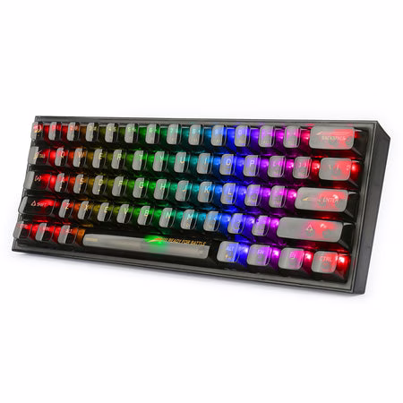 Redragon K617CTB-RGB 60% Wired RGB Gaming Keyboard | K617CTB thumbnail 4