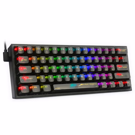 Redragon K617CTB-RGB 60% Wired RGB Gaming Keyboard | K617CTB thumbnail 2